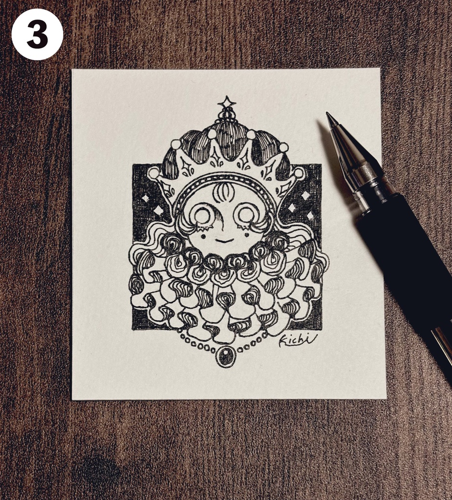 ミニ原画(インクトーバー)