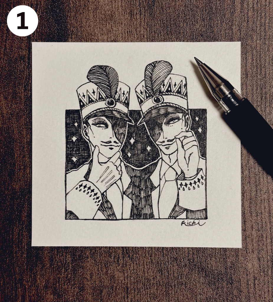 ミニ原画(インクトーバー)