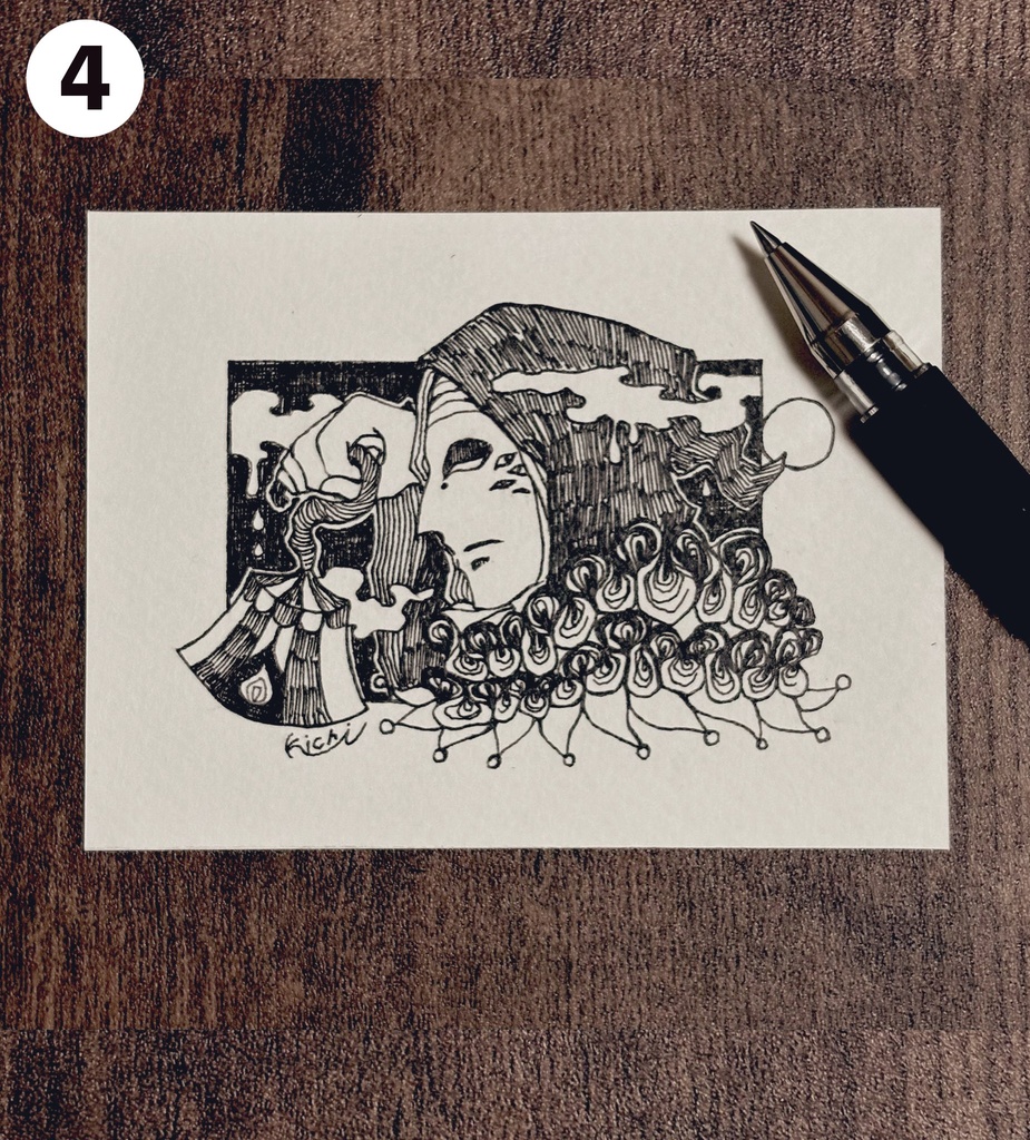 ミニ原画(インクトーバー)