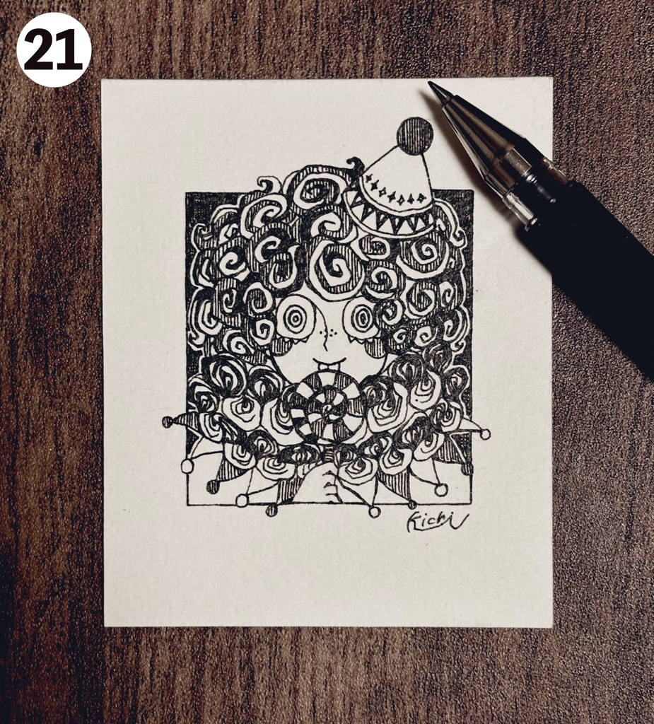 ミニ原画(インクトーバー)