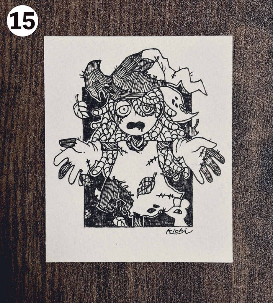 ミニ原画(インクトーバー)