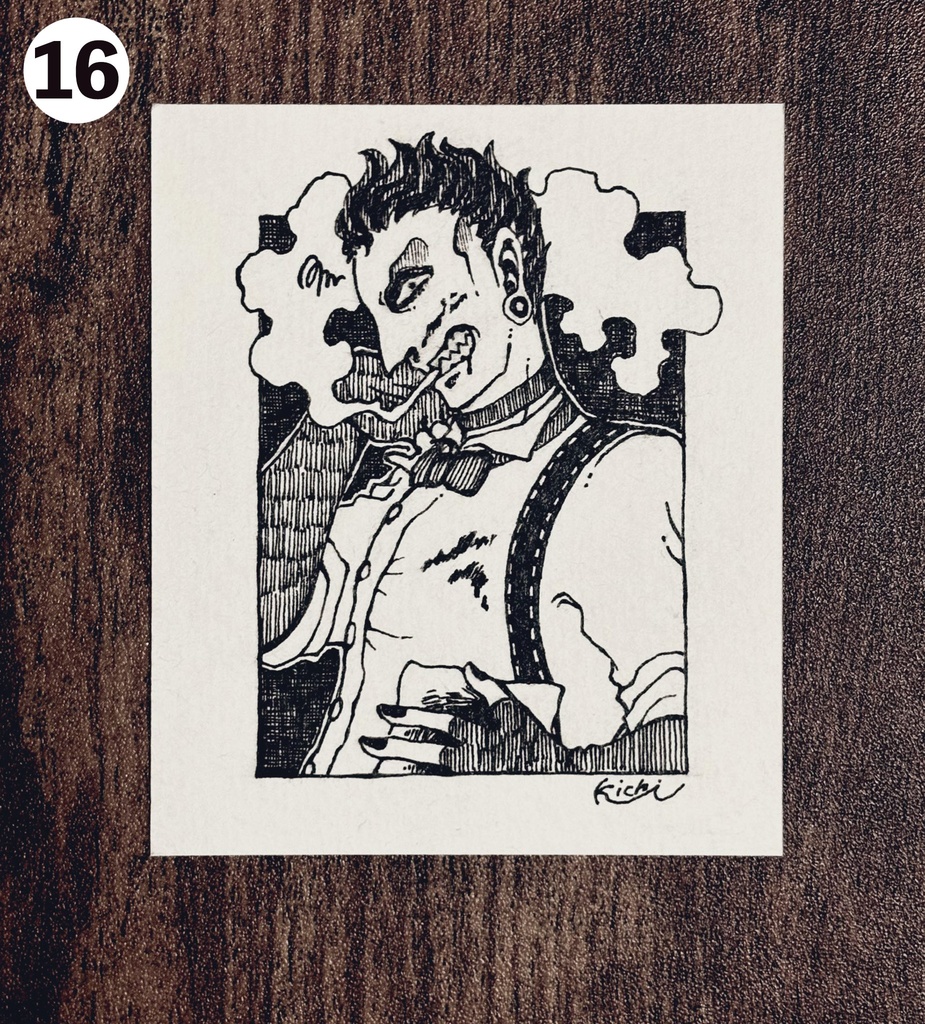 ミニ原画(インクトーバー)