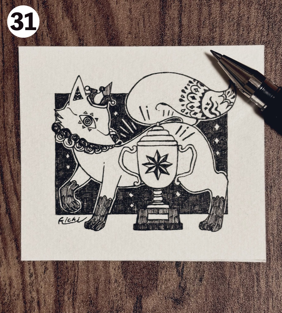 ミニ原画(インクトーバー)