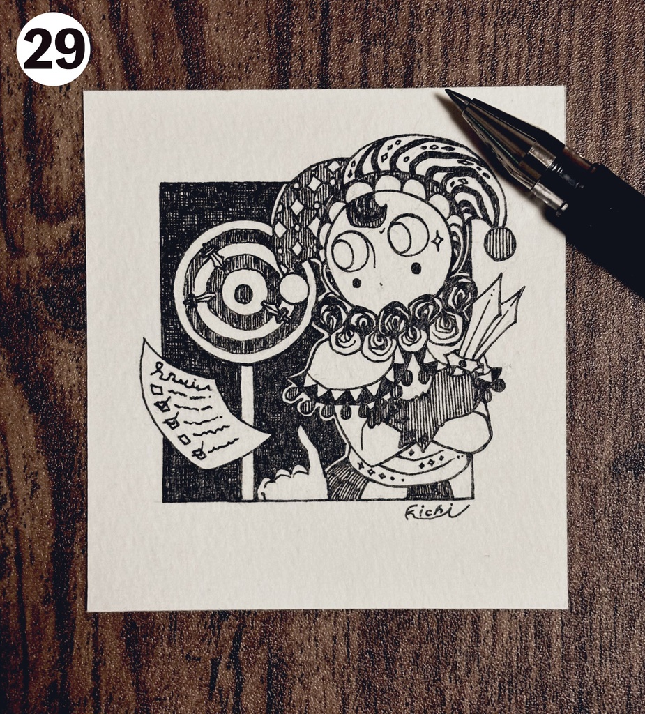 ミニ原画(インクトーバー)