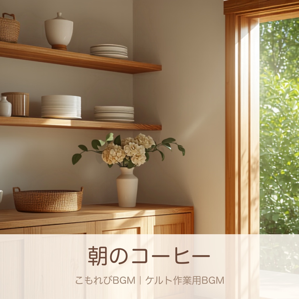 ケルト作業用BGM「朝のコーヒー」【MP3+WAV/1分50秒/ループ向き】