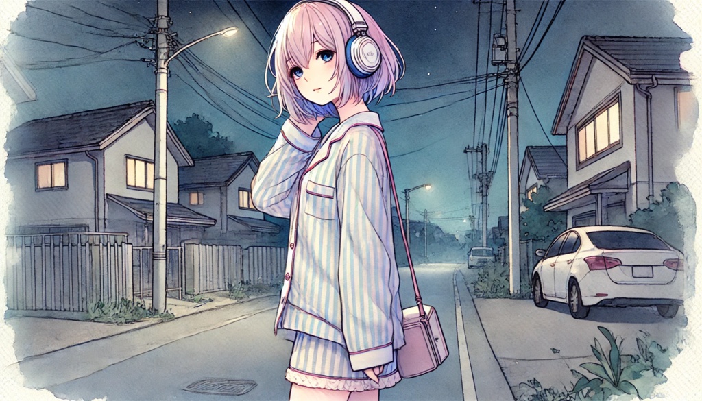 フリーBGM_夜行少女はさまよって