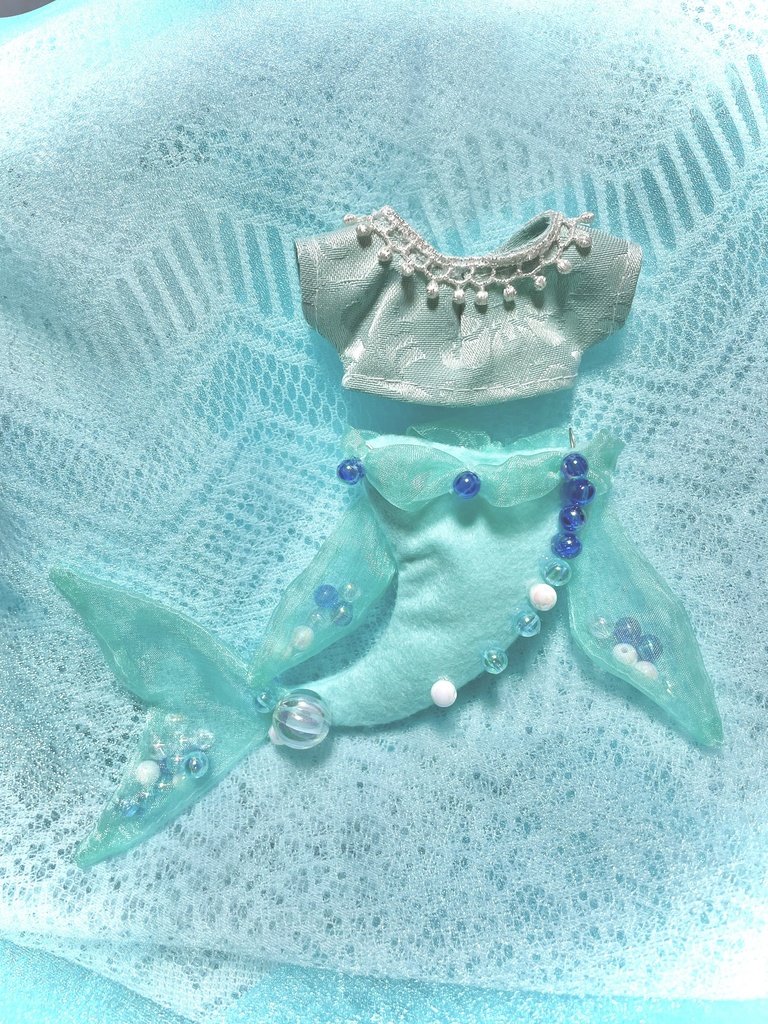 9/26小ぬいマーメイド服