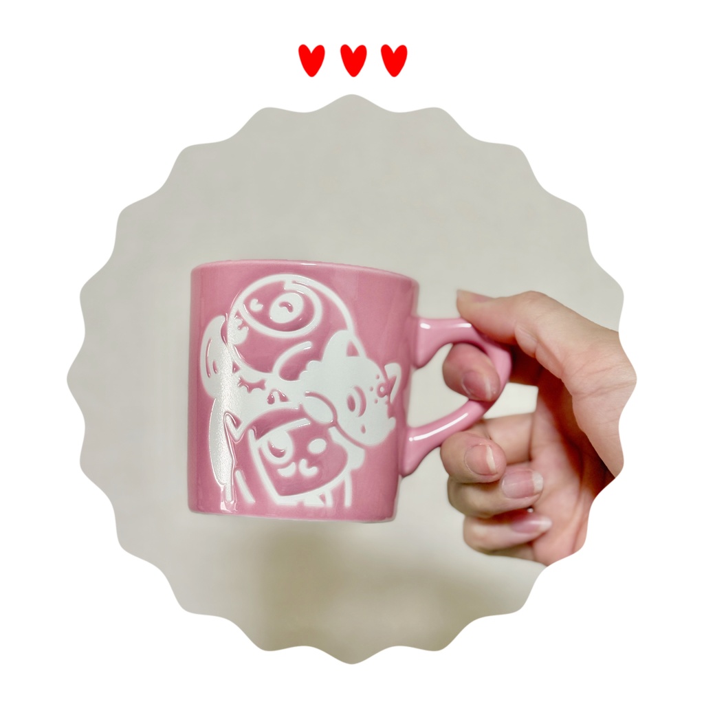 3/29神八グッズのトトハハエンボスマグカップ