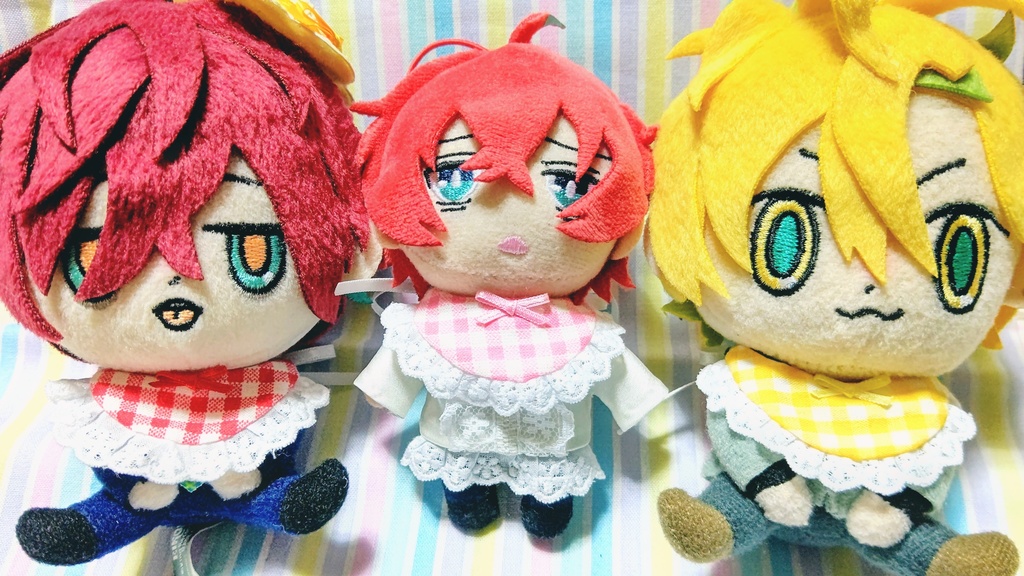 新色追加!10㎝ぬい用推し色チェックのリボンスタイ