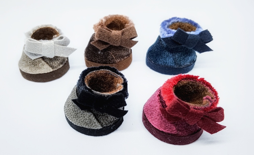 10㎝ぬい用ムートンブーツ風お靴