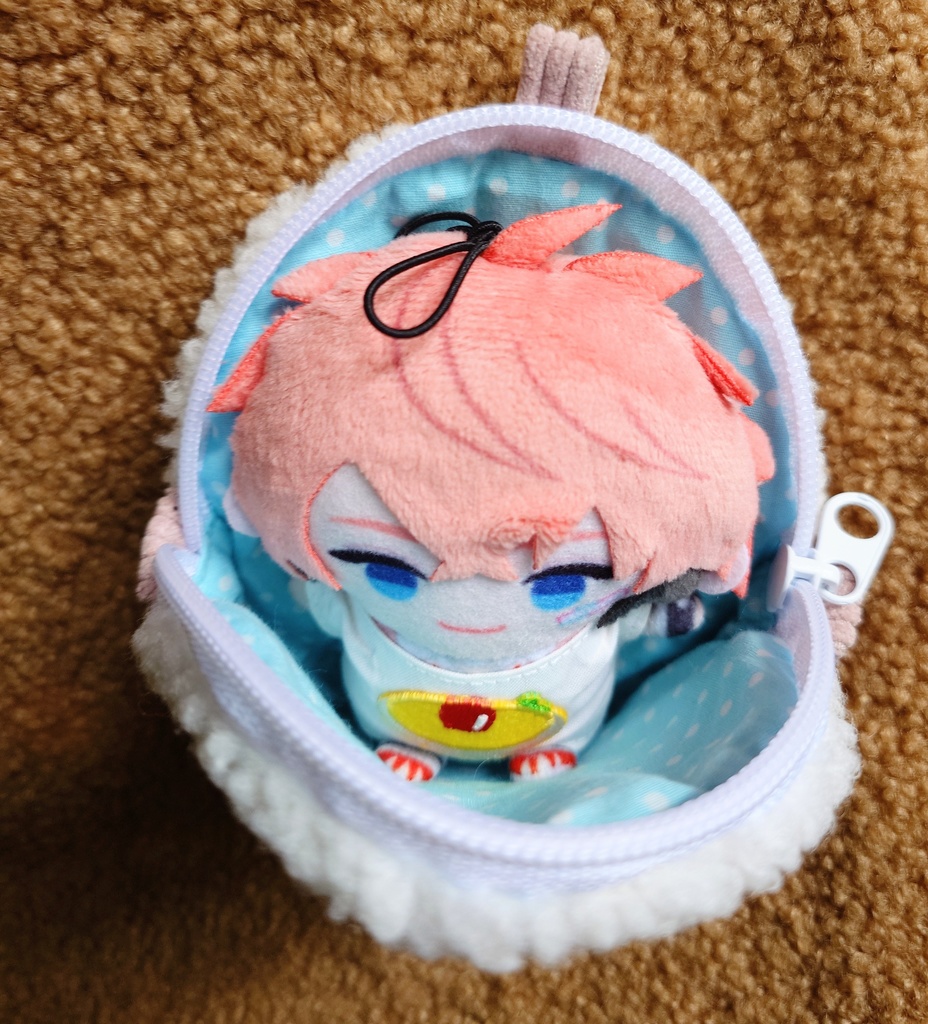 にじさんじ 赤城ウェンイメージ恐竜モチーフまんまるポーチ