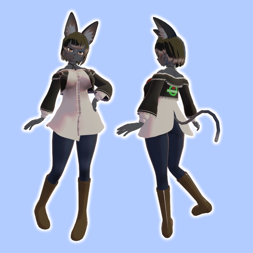 【オリジナル3Dモデル】喵々子(にゃにゃこ)