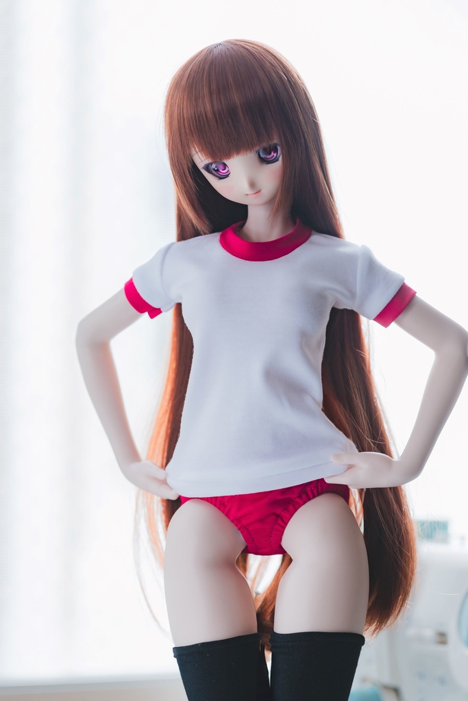 DDS/DD/DDdy 濃い目のピンク トゥンクな体操服上下セット 