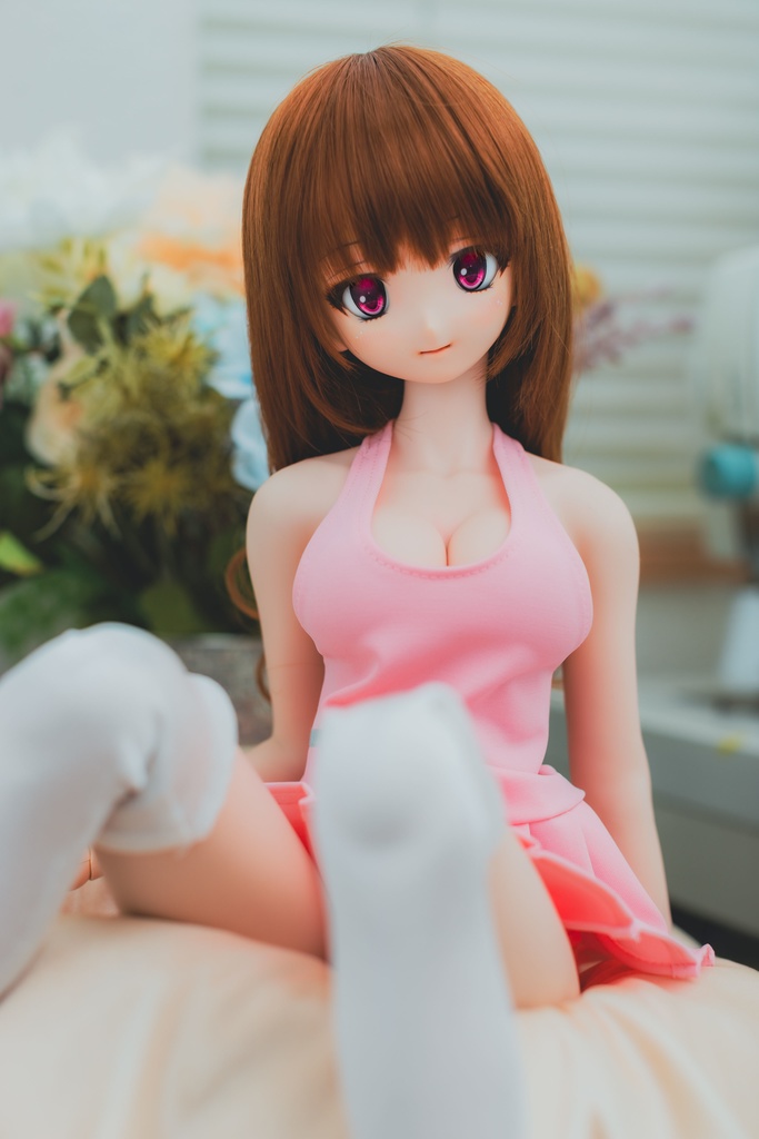 DD/DDdy  スク水風ワンピース水着（水着パンツ付き） ピンク