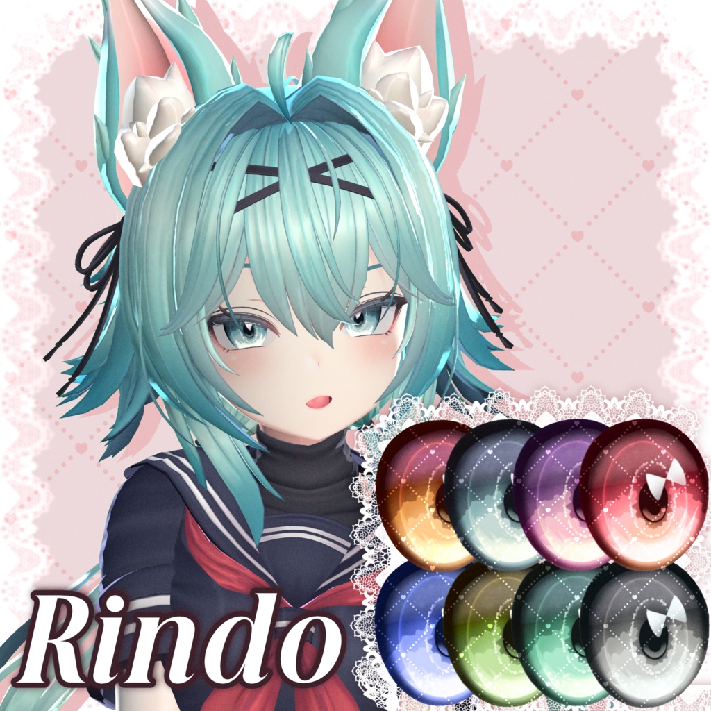 ♡ 【12アバター対応】 MONI eye texture ♡ 【8colors】