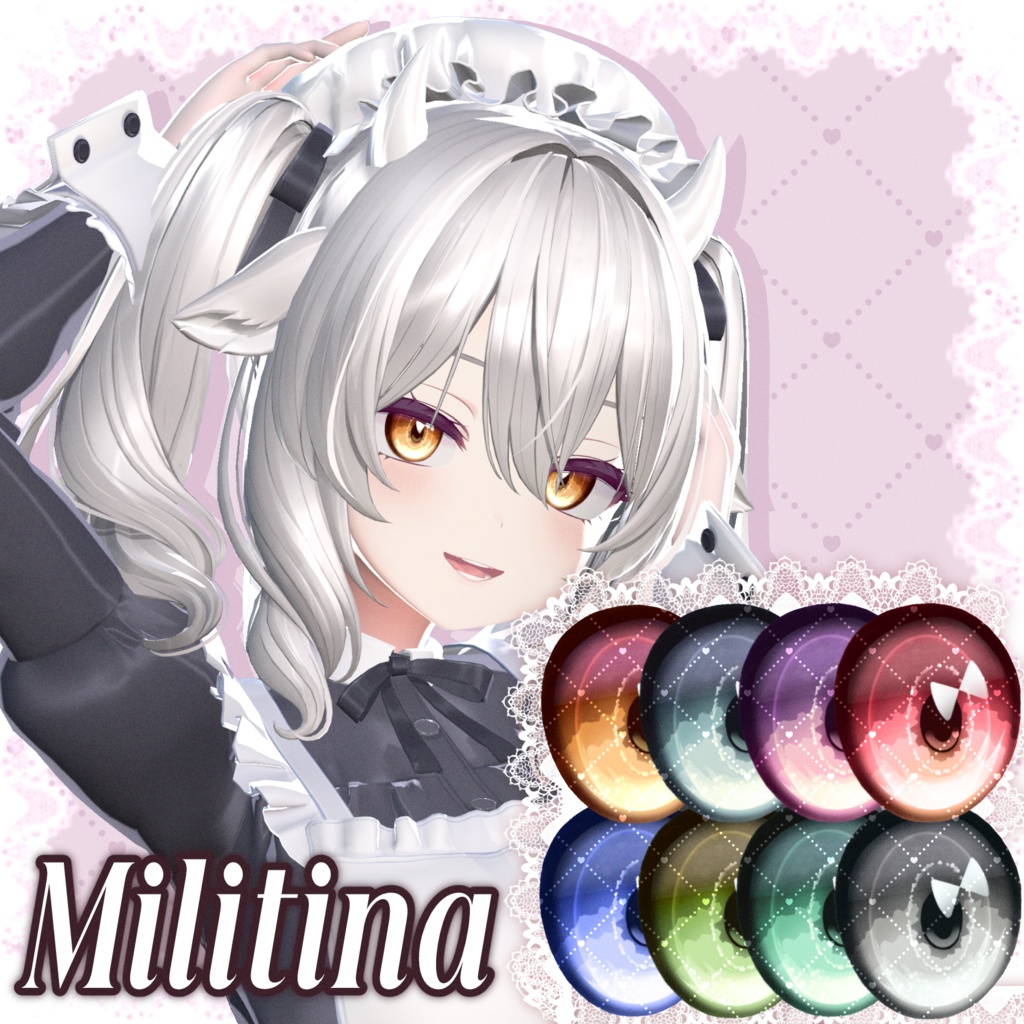 ♡ 【12アバター対応】 MONI eye texture ♡ 【8colors】