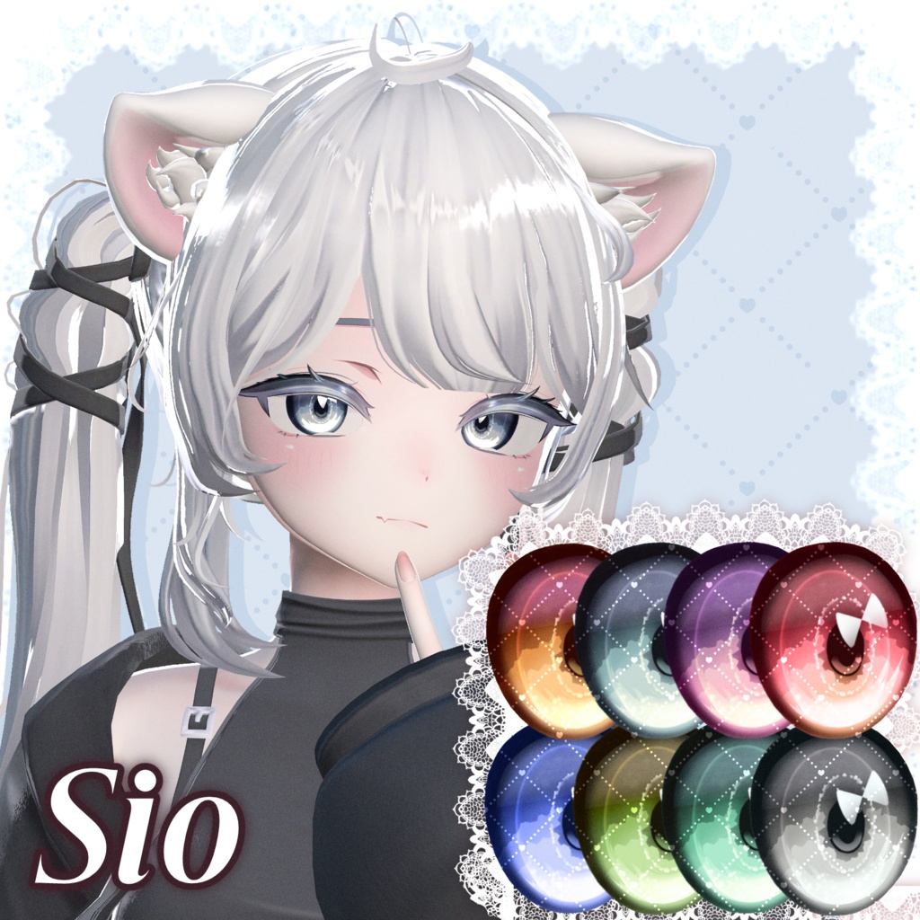 ♡ 【12アバター対応】 MONI eye texture ♡ 【8colors】