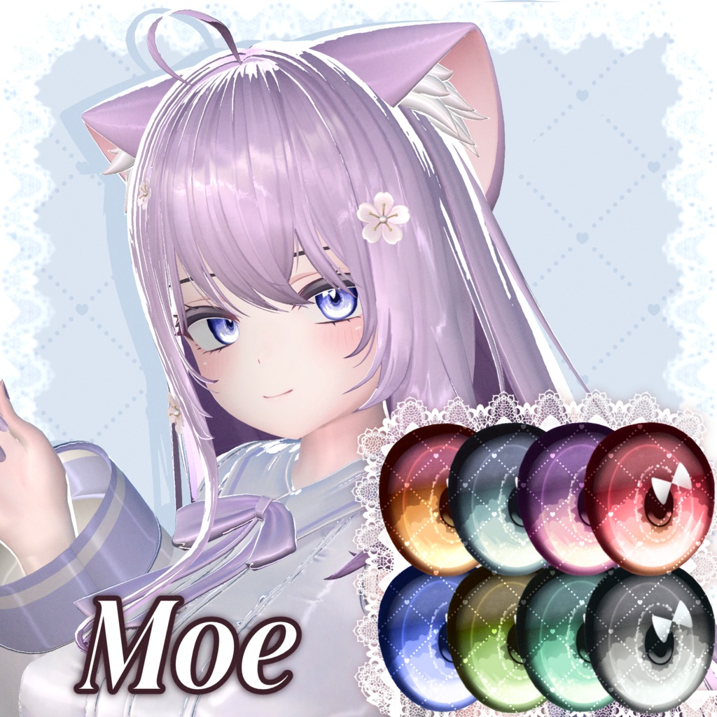♡ 【12アバター対応】 MONI eye texture ♡ 【8colors】