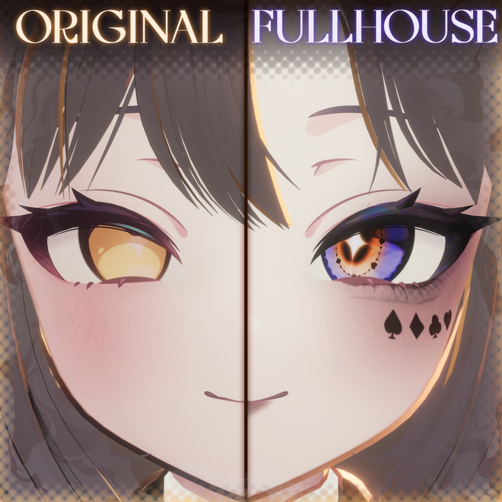 【ショコラ Chocolat】♤ FULLHOUSE eye&makeup texture ♧ 【20色 20сolors】