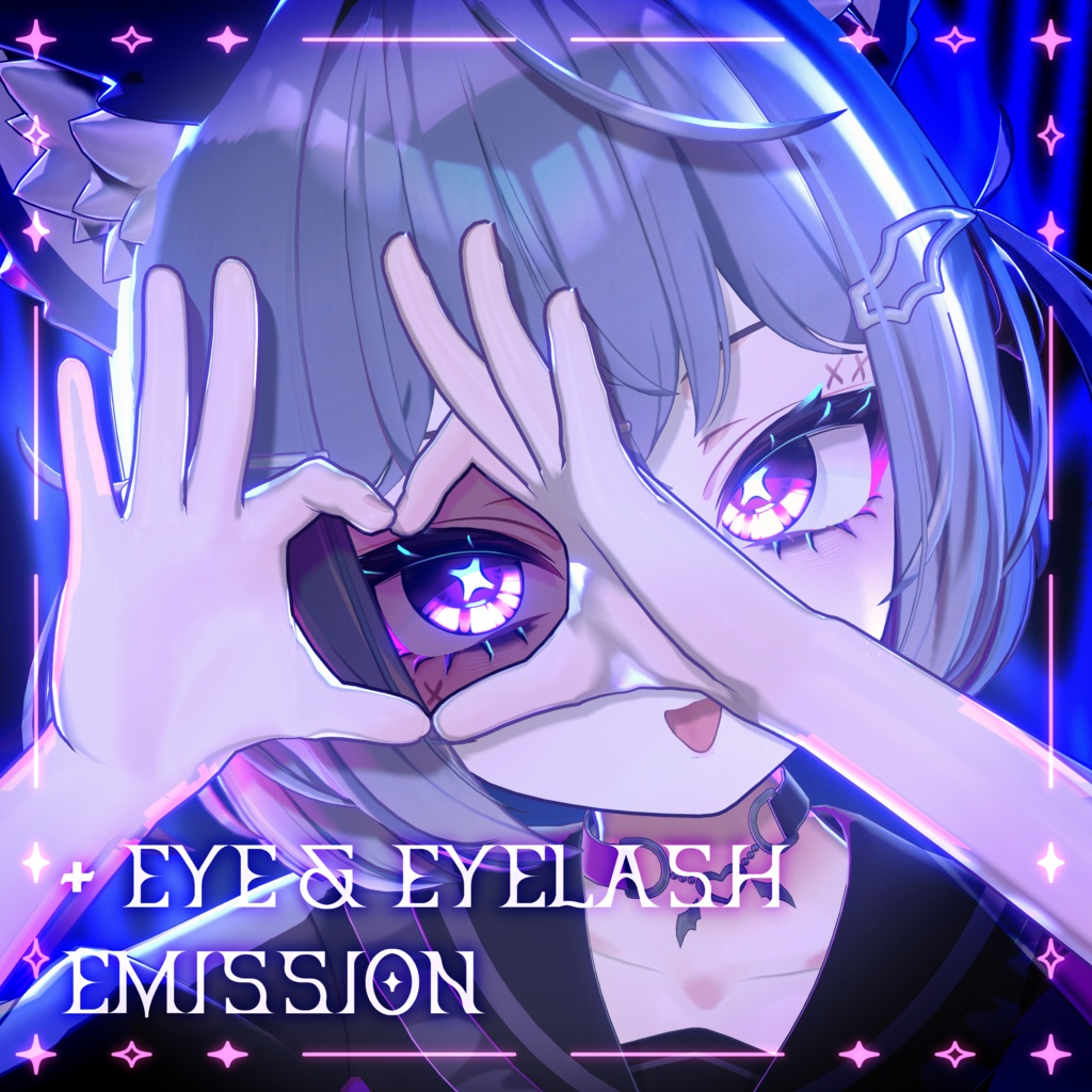 【15アバター対応】✖ HYPER CROSS eye&makeup texture ✖ 【19色 19colours】