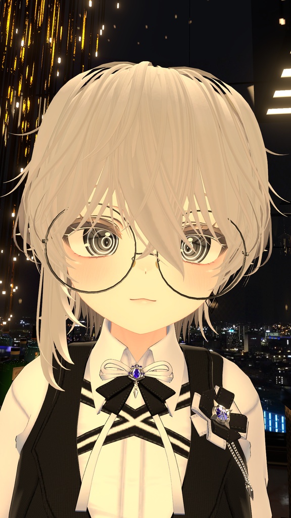 【VRC想定】丸眼鏡