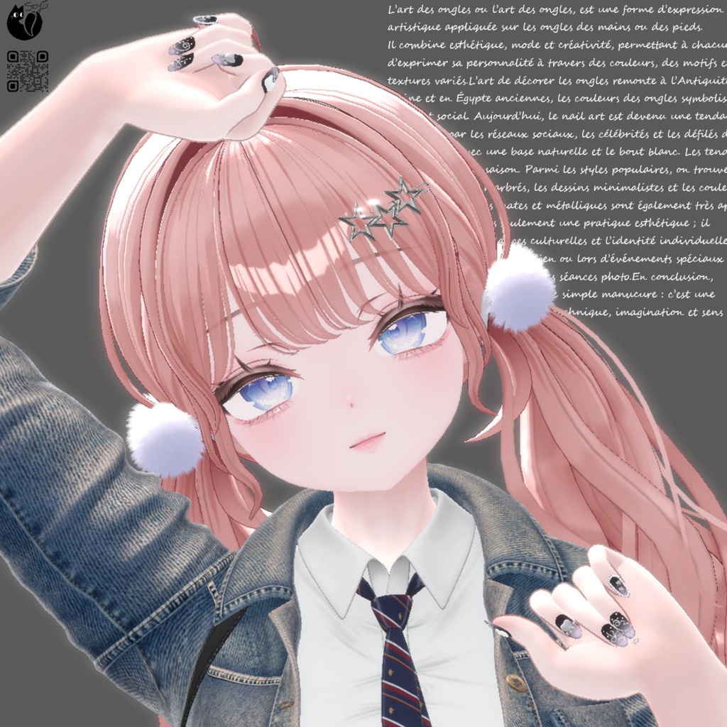 【3Dモデル】 Wings Nail~ε♡з