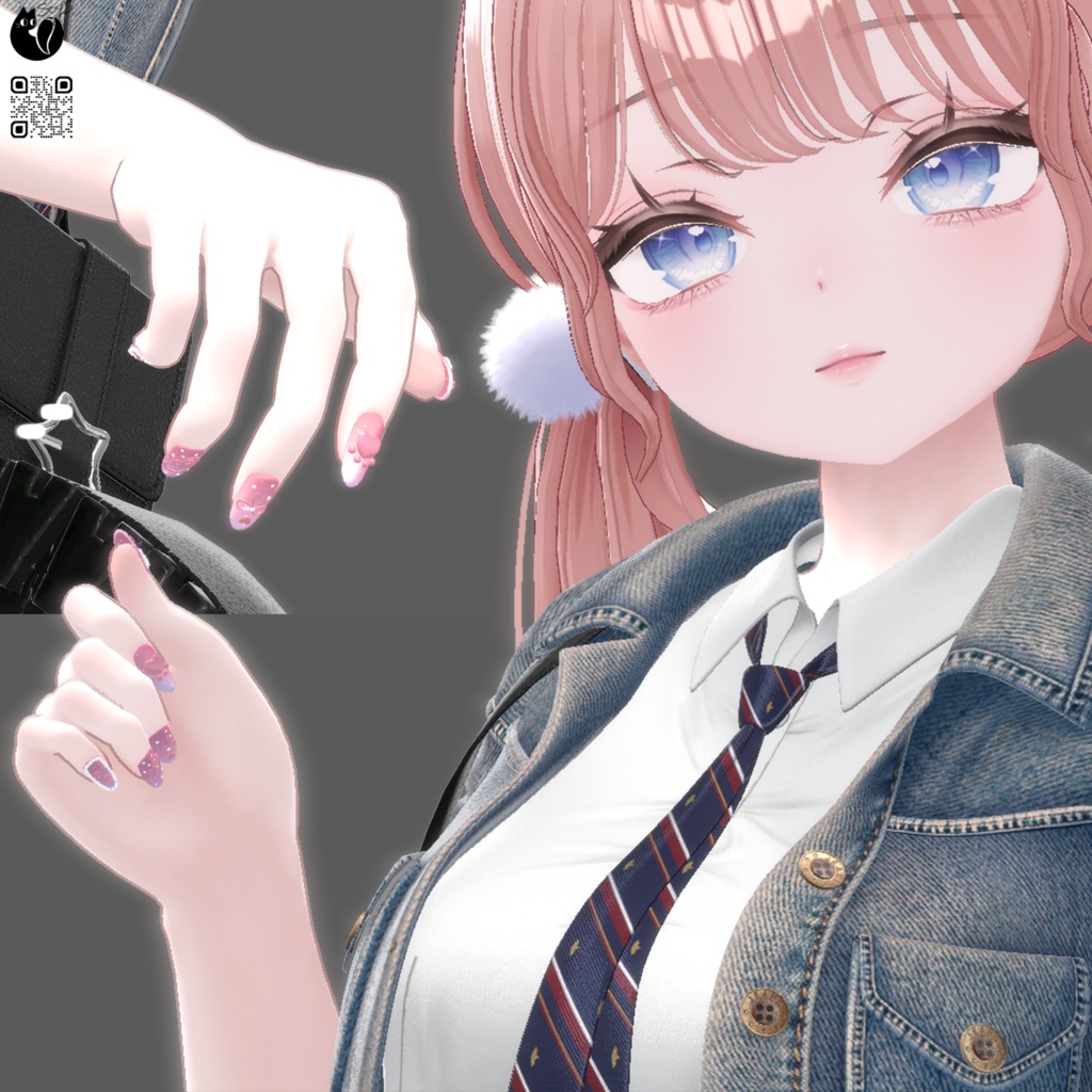 【3Dモデル】 Wings Nail~ε♡з