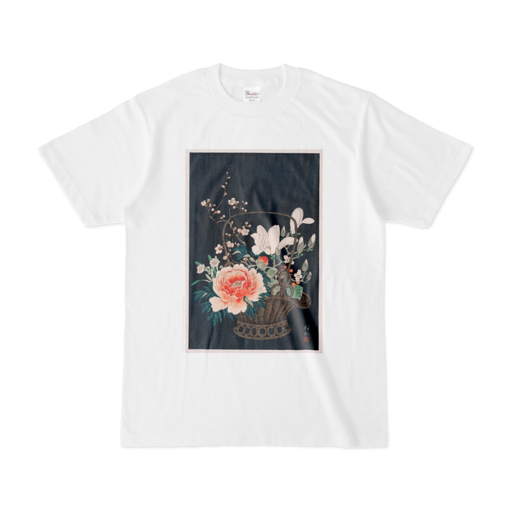 Bamboo flower basket / Ohara Koson