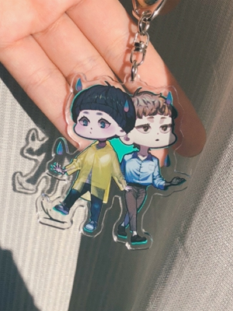 アクリルキーホルダー【ちづる&達明】