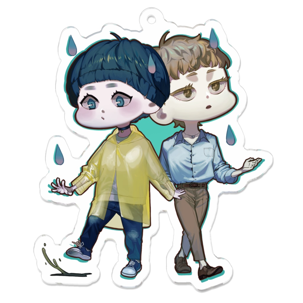 アクリルキーホルダー【ちづる＆達明】