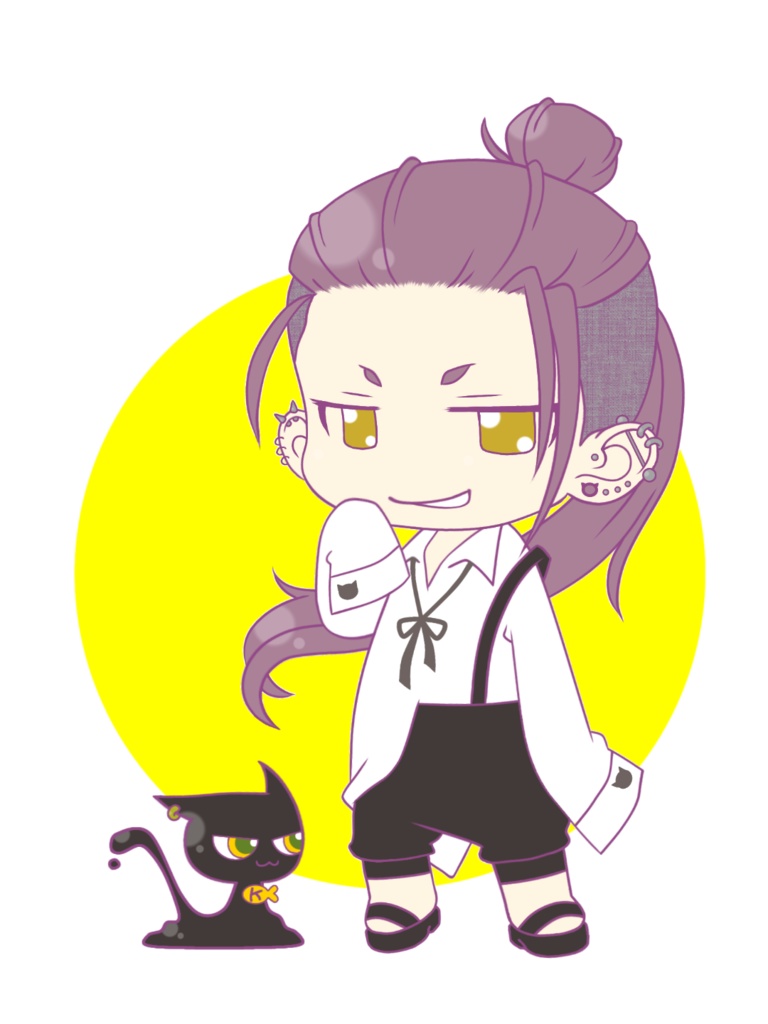 アクリルキーホルダー 群青とくろず