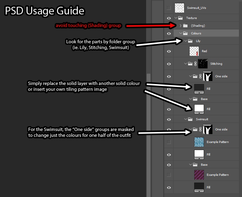 【6アバター対応】"Lily-Cross" Dual-Colour Sling Bikini