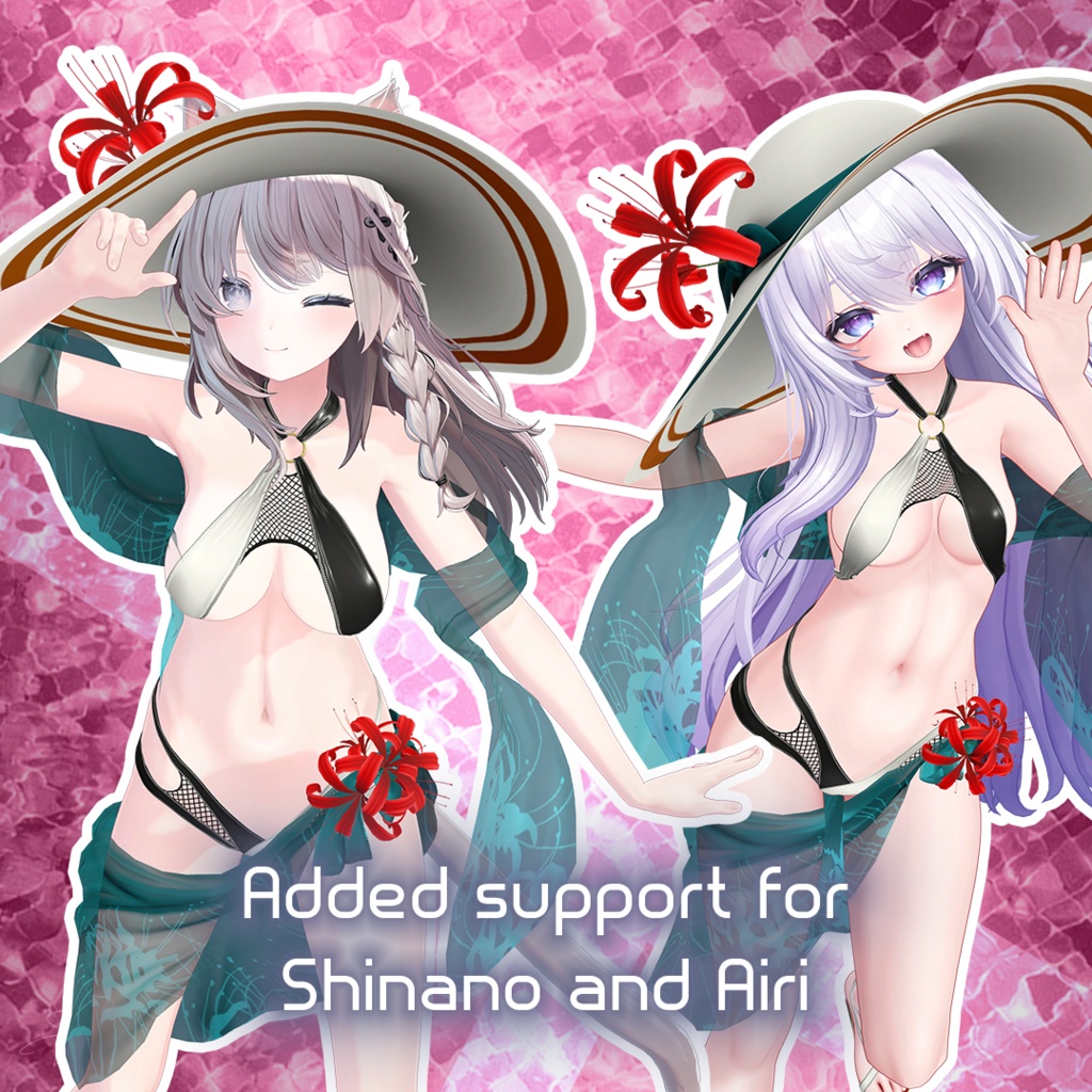 【6アバター対応】"Lily-Cross" Dual-Colour Sling Bikini