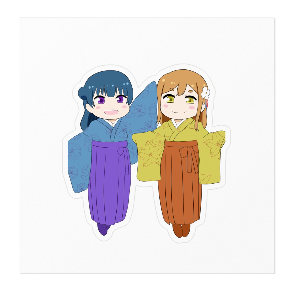 よはまる大正娘ステッカー