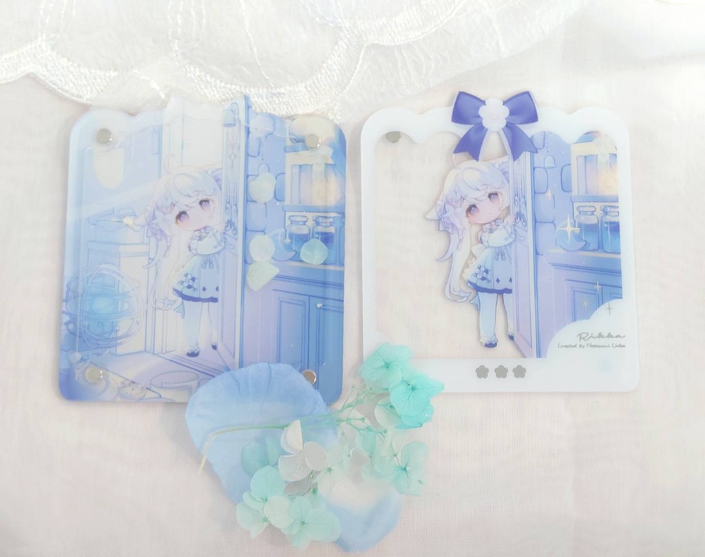 押し花アクリルスタンド
