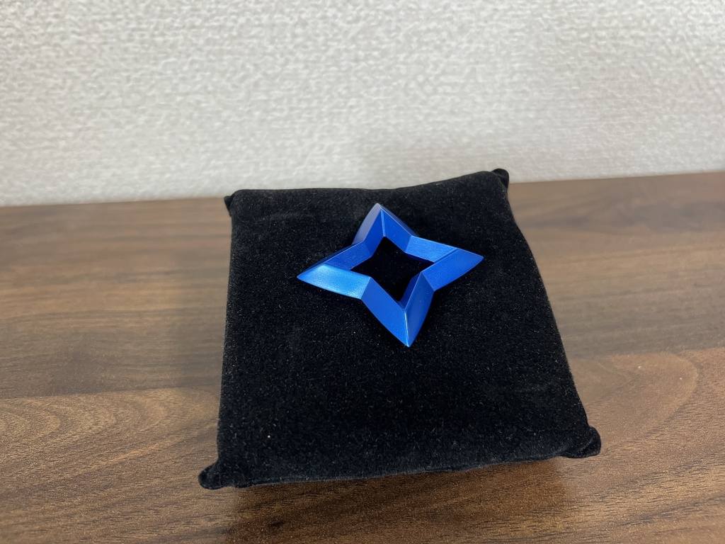 【非公式】天音かなたの天使の輪【アルミ削り出し+ブルーアルマイト】