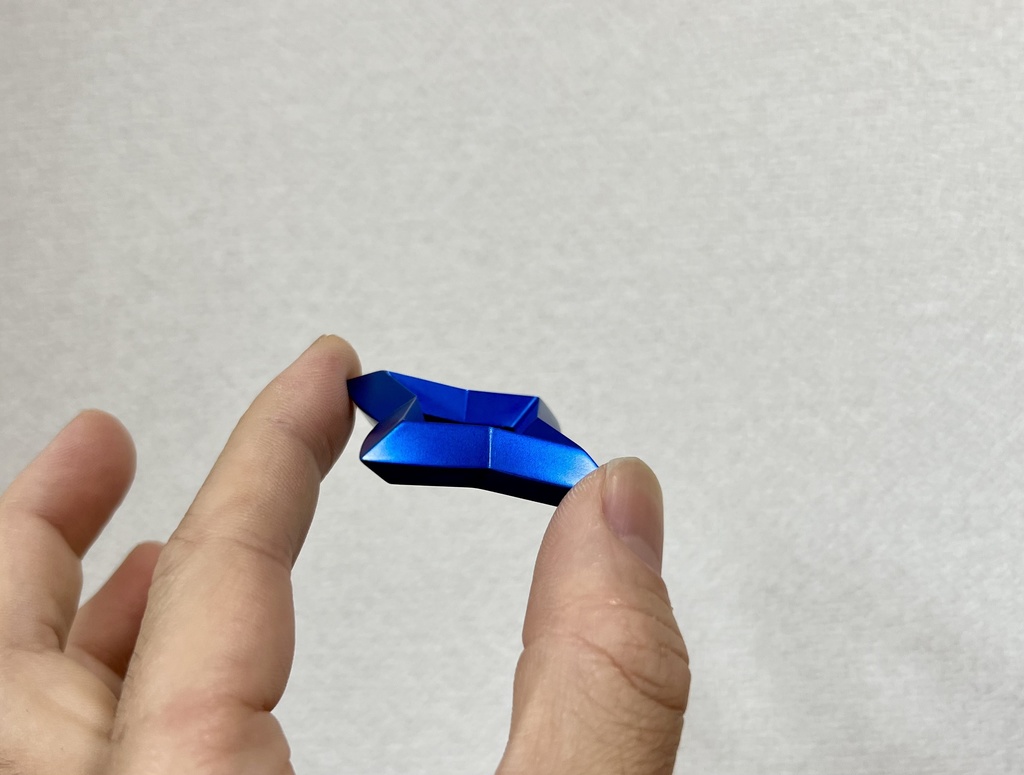 【非公式】天音かなたの天使の輪【アルミ削り出し+ブルーアルマイト】