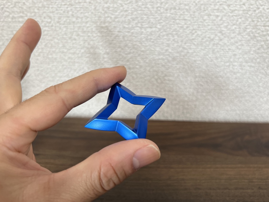 【非公式】天音かなたの天使の輪【アルミ削り出し+ブルーアルマイト】