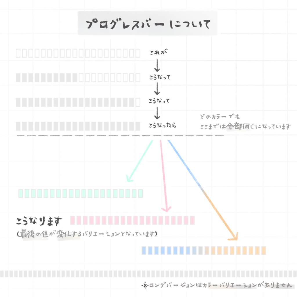 【無料配布あり】 プログレスバー 【GIF素材】
