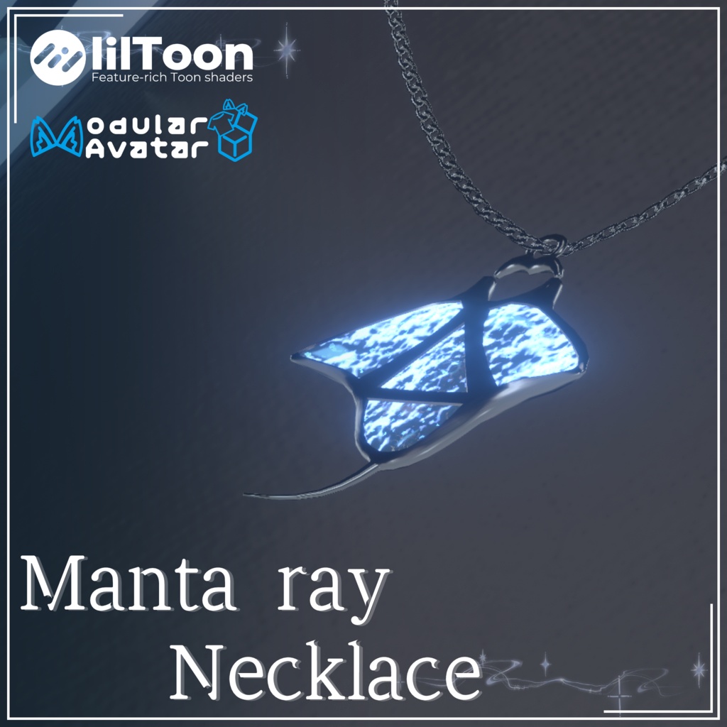 Manta ray - Necklace