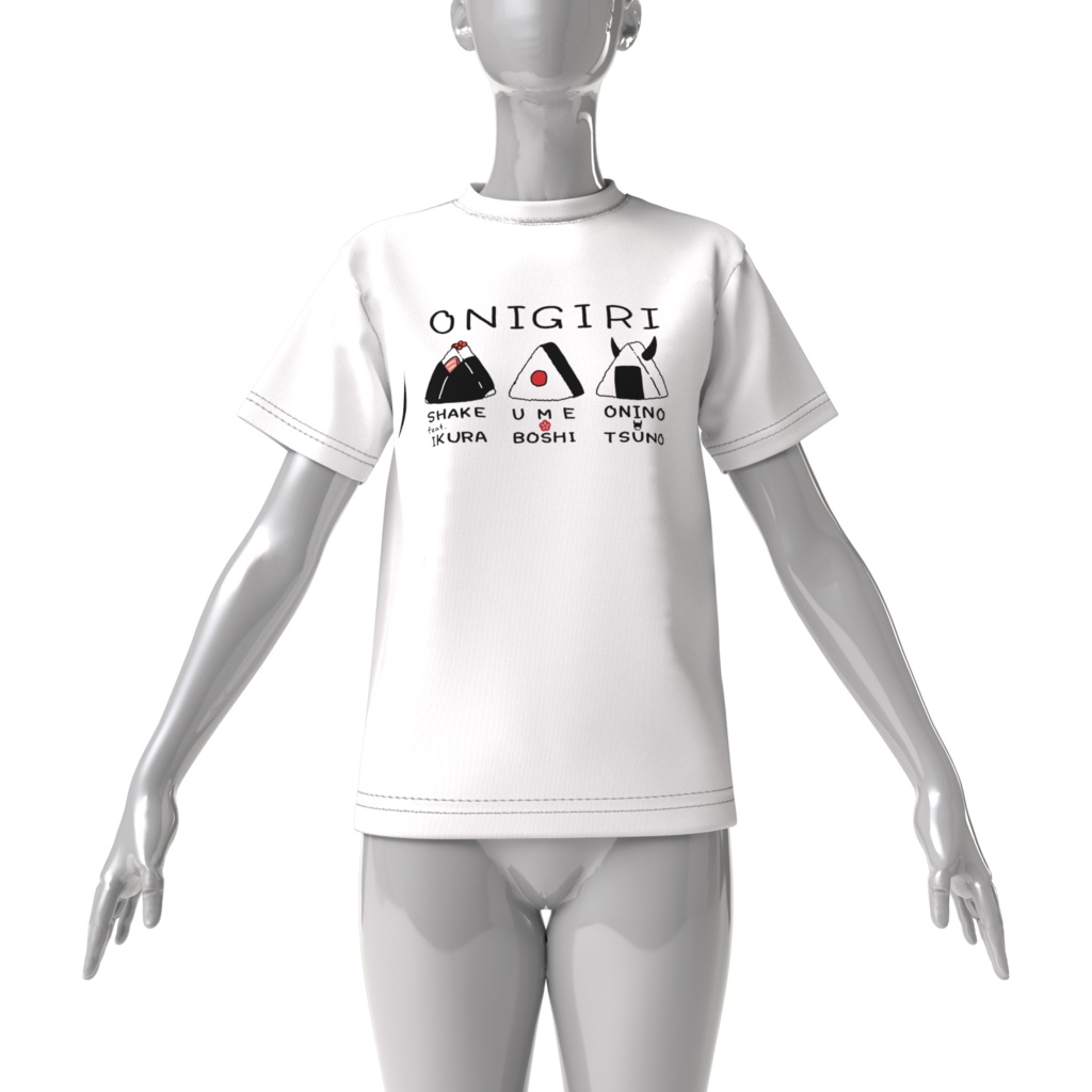 おにぎりT - ビッグシルエット