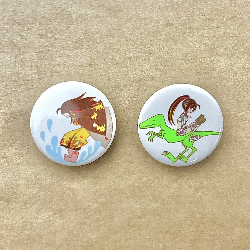 幸せ世界線缶バッジ