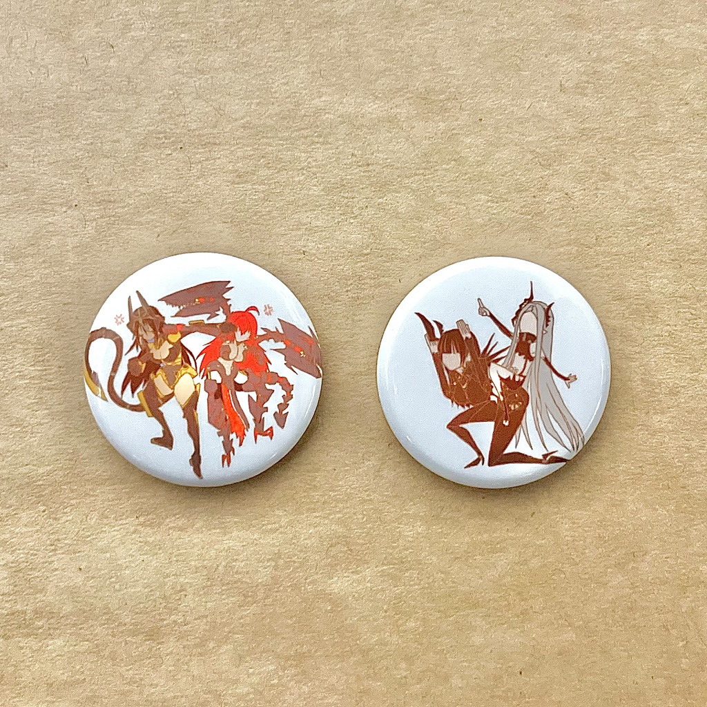 幸せ世界線缶バッジ