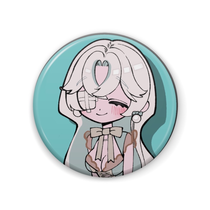 錯綜のころころ缶バッチ(表情差分あり)