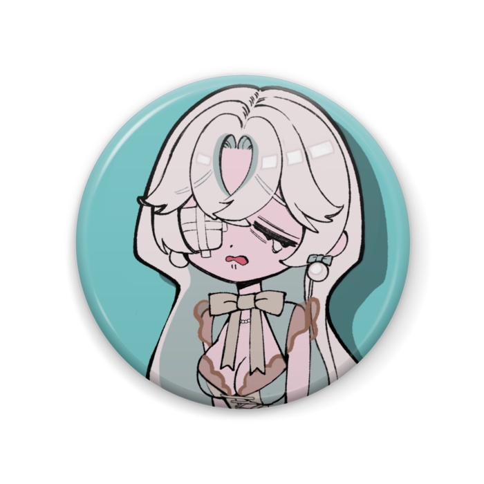 錯綜のころころ缶バッチ(表情差分あり)