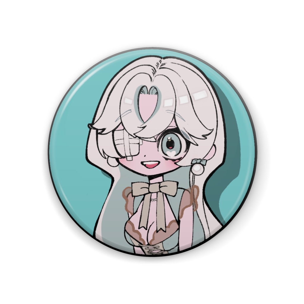 錯綜のころころ缶バッチ(表情差分あり)