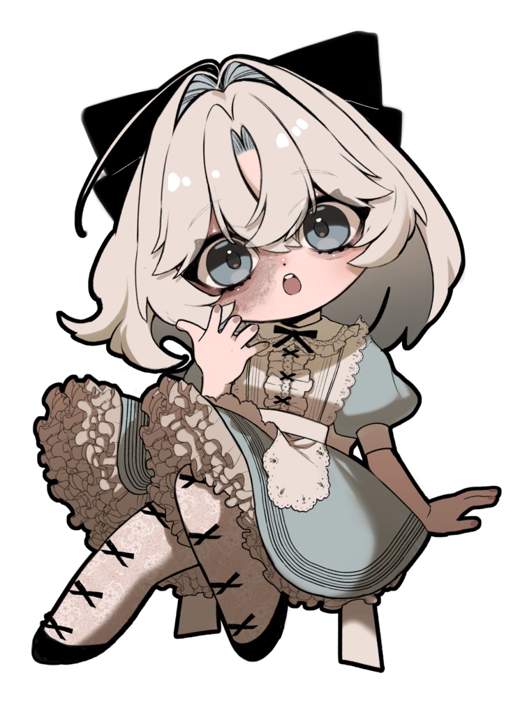 錯綜のスマホステッカー3種類