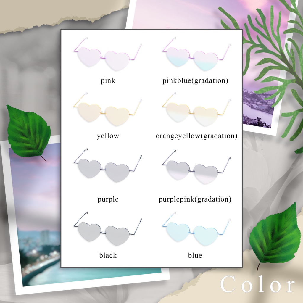 NEW Heart Sunglasses