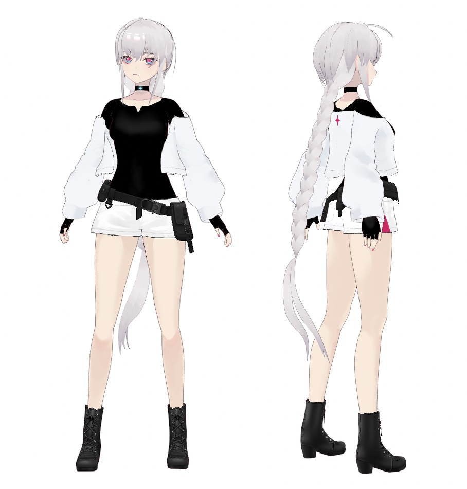 【オリジナル3Dモデル】雪椿 -yukitsubaki-