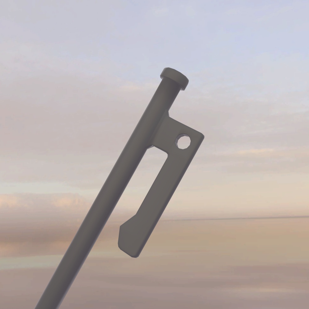 キャンプのペグ